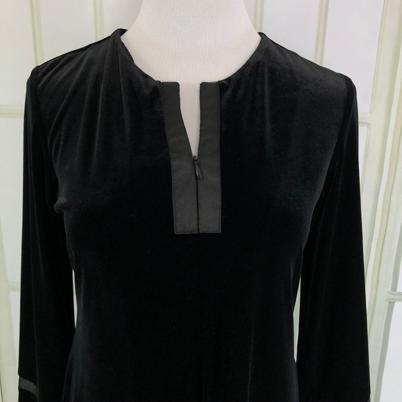 NWT Oscar de la Renta Velvet Midi Shift Dress - Picture 3 of 8